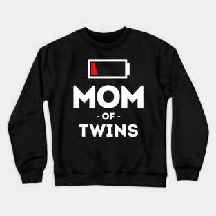 Mom of Twins Clothing Gift for Mother Wife Mom Funny Women Crewneck Sweatshirt